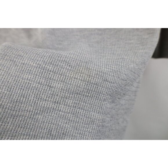 Vtg Y2K Aeropostale Womens L Babydoll Thermal Knit 3/4 Sleeve T-Shirt Metallic - Picture 5 of 14